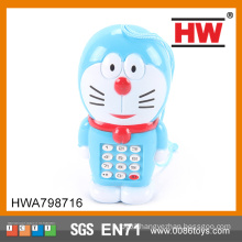 Electric Plastic BlueToy Cartoon Mobile Phone